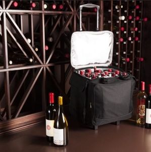 NWT Picnic Time Bodega Rolling Wine Cooler Bag